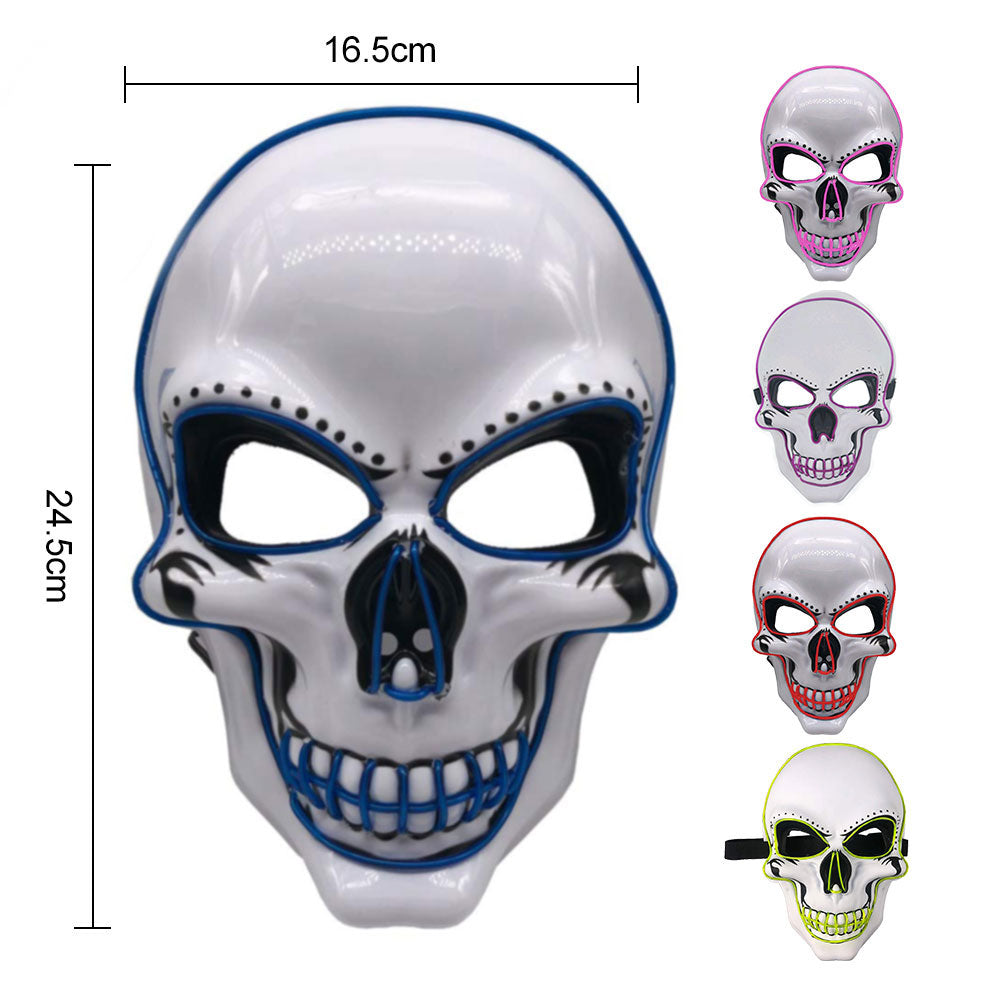 Skull Head Led Mask Halloween
