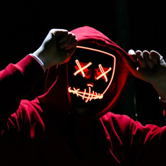 RED Purge Halloween Led Mask